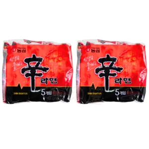 農心韓國版辛辣麵 (120GX5包) (平行進口) X 2